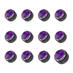 24MM 30MM Gamerfinger Mechanical Arcade Buttons with Mechanical MX Speed Silver Switches Arcade Push Buttons(red)