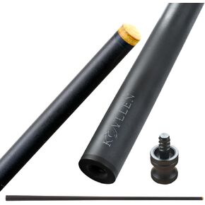 KONLLEN Pool Cue Single Shaft 3/8X8 Quick loc 3/8 * 10 10.5/11.5/12.5mm Carbon Fiber Technology Low Deflection Billiard Cue Stick 29''