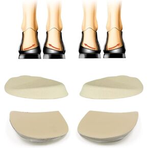 O/X Type Leg Corrective,Orthopedic Insoles for Men and Women, Shoe Pad for Corrective Pronation and Supination,Medial Lateral Heel Wedge Insoles Heel Cushions for Foot Bow Legs
