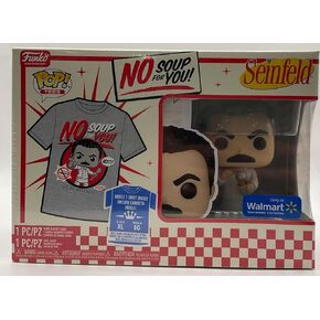 Funko POP! & Tee: Seinfeld - Yev Kassem (Soup Nazi) No Soup for You - XL - Walmart Exclusive