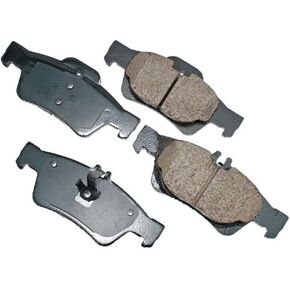 Akebono EUR986 Euro Ultra Premium Ceramic Disc Brake Pad Kit , GREY