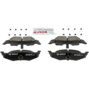 BOSCH BC658 QuietCast Premium Ceramic Disc Brake Pad Set - Compatible With Select Chrysler 300M, Cirrus, Concorde, Neon, PT Cruiser, Sebring; Dodge Intrepid, Neon, Stratus; Plymouth Breeze +More; REAR