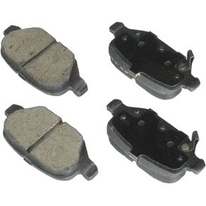 BOSCH BE1569H Blue Ceramic Disc Brake Pad Set With Hardware - Compatible With Select Fiat 500; REAR