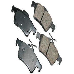 Akebono EUR1095 Euro Ultra Premium Ceramic Disc Brake Pad Kit, GREY