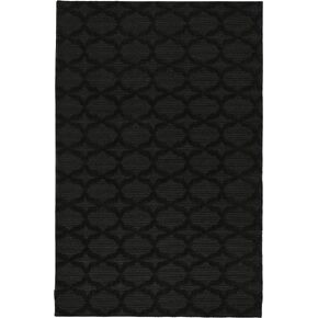Garland Rug Sparta 4 ft. x 6 ft. Area Rug Black