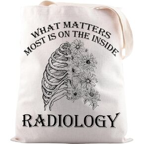 Rad Tech Gift What Matters Most Is On The Inside RAD Tech Tote Bag Radiologist Nurse Gift