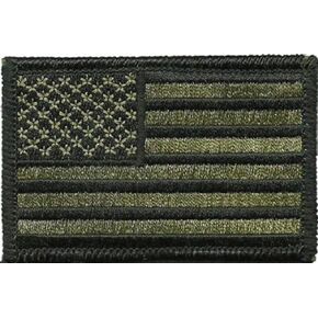 Tactical USA Flag Patch OD - Olive Drab 2"x3" - by Ranger Return (RR-TACT-USAF-00OD)