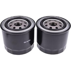 2PCS Oil Filter 16097-0010 72201898 Compatible with Massey Ferguson 1428V 1429 1431 1433H 1433V 1435 1526 1529 1532 1533 GC2300 GC2310 Kawasaki Mule Pro FX FXT FXR KAF820 EPS LE 2015-2023