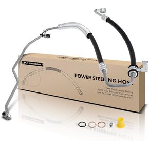 A-Premium Power Steering Pressure Hose Line Assembly Compatible with Kia Sorento 2011-2013 & Hyundai Santa Fe 2010-2012, 3.5L, Pump To Rack/Gear