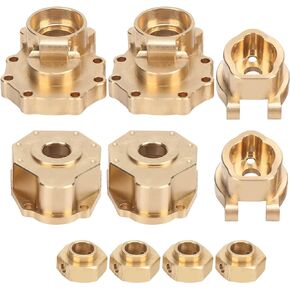 Brass Rear Portal Drive Housing Compatible with Traxxas TRX4 TRX6 1/10 RC Crawler Upgrades Parts