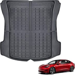 نموذج 3 وسادة للقدم تناسب طراز تسلا 3 2021-2023 5 مقاعد كاغو أسود الصف الأول الصف الثاني in Kuwait