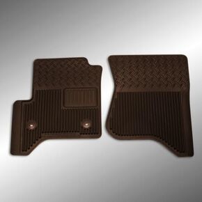GM Accessories 19302936 First-Row Premium All-Weather Floor Mats in Cocoa