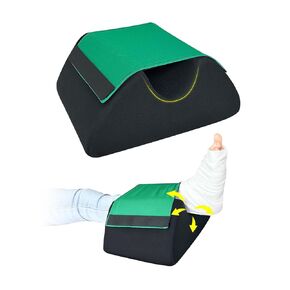 Foot Elevation Pillow Post Surgery Ankle Elevation Wedge to Elevate Foot Heel Protectors for Pressure Sores Heel Cushions for Pain Relief Bed Sores Foot Cradle Leg Elevator Support (1pc)