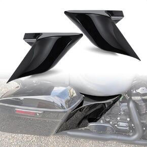 Motorcycle Extended Side Covers, Stretched Panels Compatible with Harley Davidson Touring 2014-2023, Electra Glide, Road King, Road Glide, Street Glide, Ultra-Classic (Painted)