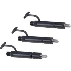 3PC Fuel Injector Fits for Yanmar Engine 3TNE84 3TNE88 4TNE84 4TNE88 John Deere 790 870 990 4300 4400 4410 4500 4600 4700 AT110293