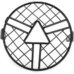 Qiilu Headlight Grille Cover, Motorcycle Headlight Guard for 5.75 Inch Headlight Headlamp Grille Grill Cover Protector Fit for CG125 GN125