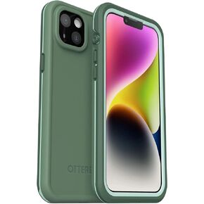 OtterBox FRE Series Waterproof Case with MagSafe (Designed by LifeProof) for iPhone - Non-Retail Packaging (Dauntless (Green), iPhone 14 Plus)