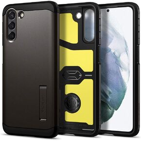 Spigen Tough Armor [Extreme Protection Tech] Designed for Galaxy S21 Case (2021) - Gunmetal