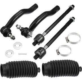 X AUTOHAUX 6pcs Front Inner Outer Tie Rod End Links Suspension Steering Tie Rod End Kit for Toyota RAV4 2006-2018 EV800328 ES800054 ES800053