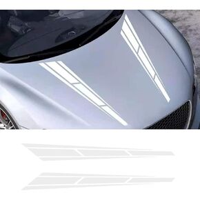 Universal Hood Decal Sticker DBS001 Car Hood Racing Body Side Vinyl Modified Stripe Decal Decoration Black