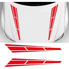 Universal Hood Decal Sticker DBS001 Car Hood Racing Body Side Vinyl Modified Stripe Decal Decoration Black