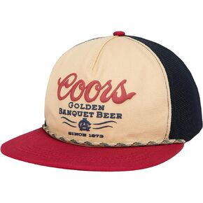 Coors Banquet Golden Logo Rope Low Mesh Adjustable Snapback Hat