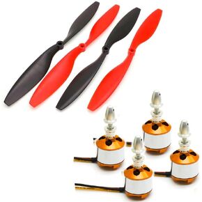 4pcs 2212 1000KV 2-4S Brushless Motor with 10x4.5 Propellers Set in Saudi Arabia