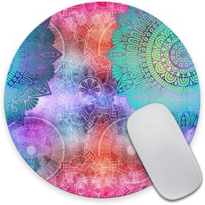 Round Mouse Pad Cute Baby Hedgehog Animal Mousepad Cubicle Decor Office Desk Accessories Office Supplies Desk Decor 7.9 x 7.9 x 0.12 Inch