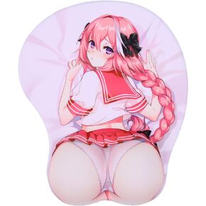 Astolfo 3D Anime Mouse Pads with Wrist Rest Mousepads (Astolfo 2)