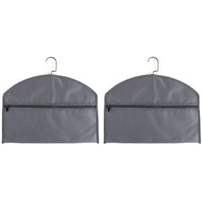 آمنة لتحويل الشماعات، آمنة للجيب المخفي، تناسب الملابس المعلقة مع جيب لإخفاء الأشياء الثمينة للمنزل أو السفر (رمادي، A) in Kuwait