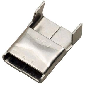 BAND-IT Clips AE4549, 316 Stainless Steel, 1/2" wide (100 per Box)