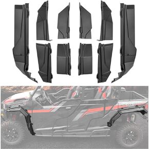 HAKA TOUGH Fender Flares for Polaris General 1000/General 1000 4 2016-2023, Fender Flaps Extension for General 4 1000 Accessories