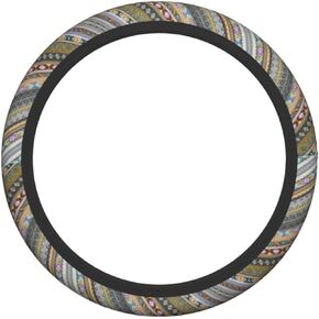 Blue Purple Galaxy Steering Wheel Cover for Women Girls Car Accessories Universal 15 Inch Auto Steering Wheel Protector Breathable Non Slip