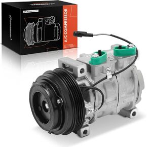 A-Premium Air Conditioner AC Compressor with Clutch Compatible with Suzuki Grand Vitara 2.5L 2004-2005, Grand Vitara 2.7L 2001, XL-7 2.7L 2002-2003, 10S13C Style