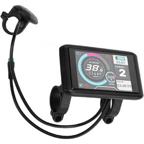 Electric Bike Meter, UKC1 Color Display Bike LCD Display for Electric Bike Scooter with Waterproof Connector