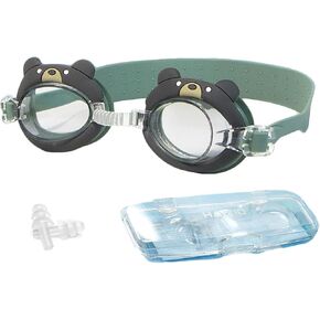 Swimming Goggles for Kids, No Leak Anti Fog UV Swim Goggles Free Ear Plugs Protection Case for Teens Age 3-12 SG7B