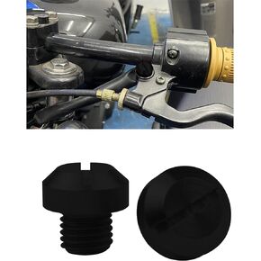 2PCS Motorcycle Bar Ends, Motorcycle Mirror Plugs, M10x1.25 Aluminum Alloy Motorcycle Rear View Mirror Screws Decoration Motorcycle Accessories for Honda, Yamaha, Kawasaki, Suzuki, Ducati
