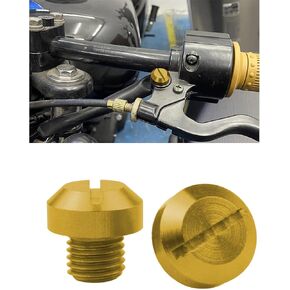 2PCS Motorcycle Bar Ends, Motorcycle Mirror Plugs, M10x1.25 Aluminum Alloy Motorcycle Rear View Mirror Screws Decoration Motorcycle Accessories for Honda, Yamaha, Kawasaki, Suzuki, Ducati in Kuwait