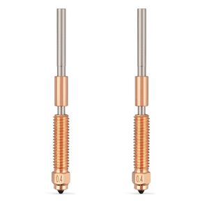 K1C Nozzle 0.4mm 2PCS Fit for Creality K1C/K1 Max 3D Printer, Quick-Swap 3D Printer Nozzle with Titanium Alloy Heat Break