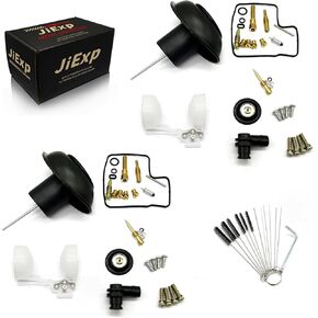[JiExp]For HMHonda cruiser V-cylinder Shadow VT750CC Motorcycle Carburetor Repair Kit with Throttle Valve