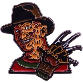 Freddy Krueger Horror Film Movie Classic 1.2" Enamel Pin Badge