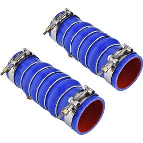 2PCS F50-6308 28359 Silicone Upper Radiator Hose W/Clamps Replaces Paccar Kenworth Peterbilt F50-6308 28359