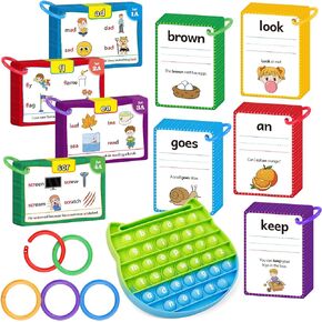 Phonics Sight Word Flash Cards,Learn to Read Spelling Reading Phonics Games, Digraphs CVC Blends Long Vowel Sounds Kids Dolch Site Words for Pre-k Kindergarten 1st 2nd 3rd Homeschool