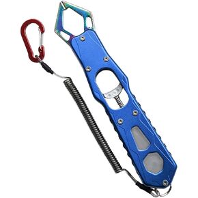 High Strength Fish Gripper, Stainless Steel Fish Lip Gripper With Lightweight Aluminum Alloy Handle, Fish Grabber With Glow Module, Fish Holder Tool, Fishing Hook Remover