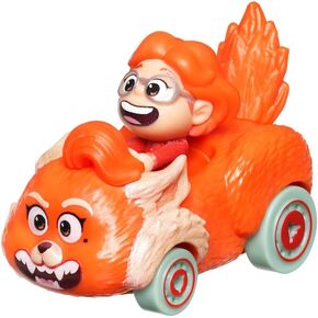 Hot Wheels RacerVerse Mei with Red Panda Ming 1:64 Scale Toy Car Optimized Track