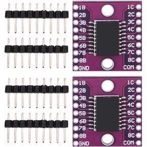 Voltage Driver Power Supply Module, 2Pcs ULN2803A Module Darlington Tube High Current Voltage Driver Voltage Protection Electric Component