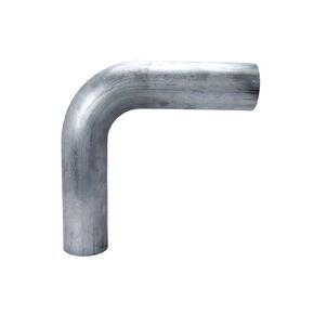 HPS 1.5" OD, 90 Degree Bend Aluminum Elbow Tubing, 6" Leg Length on Each Side, 2" Clr, 6061 T6 Seamless 16 Gauge, Wall Thickness: 0.065", ALE90-91812, 1.5" OD, Aluminum
