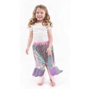 Little Adventures Pink Mermaid Splash Tail Skirt Dress Up Costume