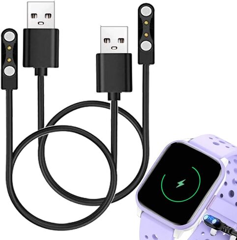 Smart Watch Cables Compatible with Butele H69 0.96" Smartwatch, 2-Pack in Saudi Arabia