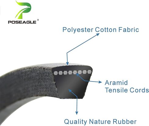 793828 حزام V 1/2 بوصة × 116 بوصة يستبدل Hustler 793828، Carlisle 9-3434، Dayco L4116، Gates 68116، Goodyear 841160، المرجع رقم A114 in Kuwait